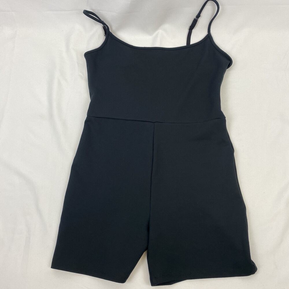 Abercrombie & Fitch sculptLUX Romper Black Shorts Shaping Size M Petite